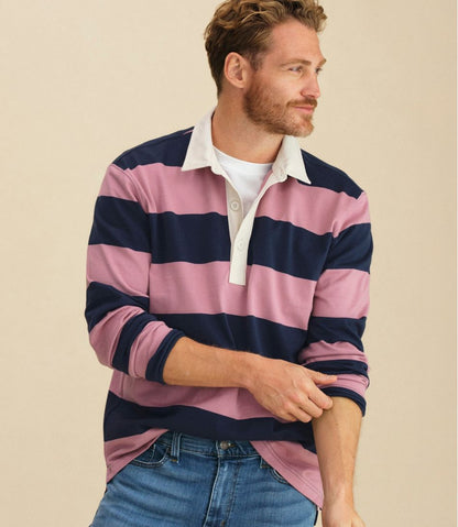 L.L.Bean | Men's Bean's Vintage Soft Rugby, Stripe