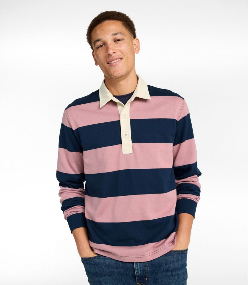 L.L.Bean | Men's Bean's Vintage Soft Rugby, Stripe