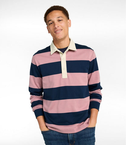L.L.Bean | Men's Bean's Vintage Soft Rugby, Stripe