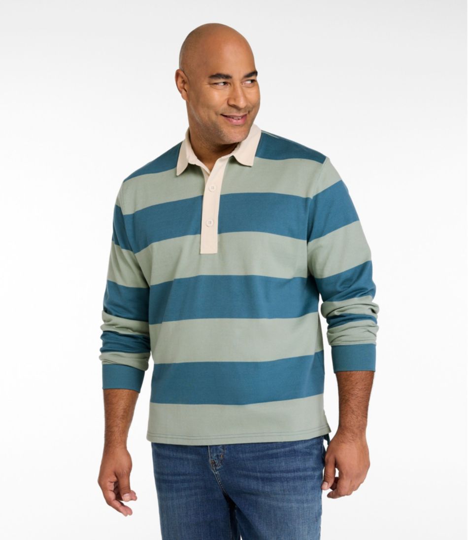 L.L.Bean | Men's Bean's Vintage Soft Rugby, Stripe