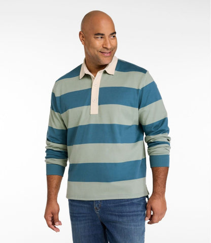L.L.Bean | Men's Bean's Vintage Soft Rugby, Stripe