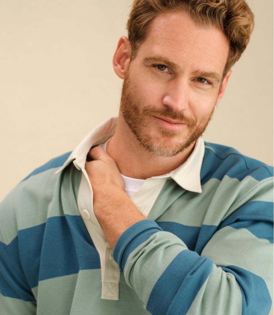 L.L.Bean | Men's Bean's Vintage Soft Rugby, Stripe