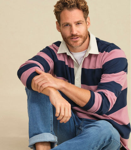L.L.Bean | Men's Bean's Vintage Soft Rugby, Stripe
