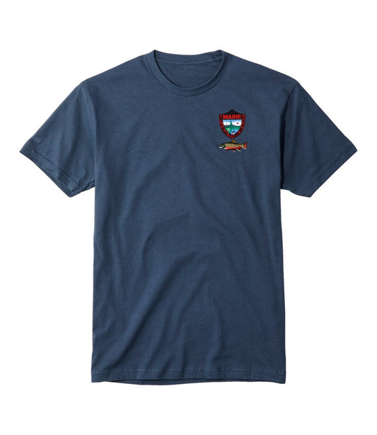 L.L.Bean | Men's MIF&W Tee, Short-Sleeve Brook Trout