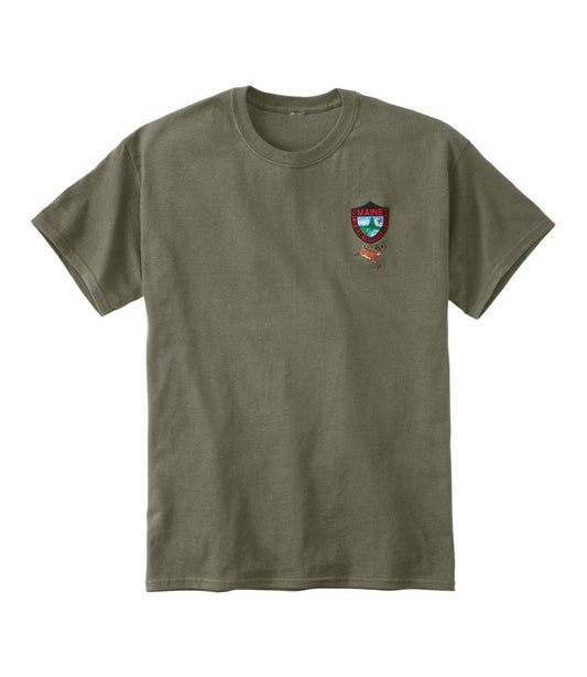 L.L.Bean | Men's Maine Inland Fisheries and Wildlife Tee, White-Tailed Deer