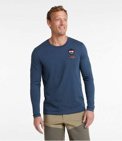 L.L.Bean | Men's MIF&W Tee, Long-Sleeve Brook Trout