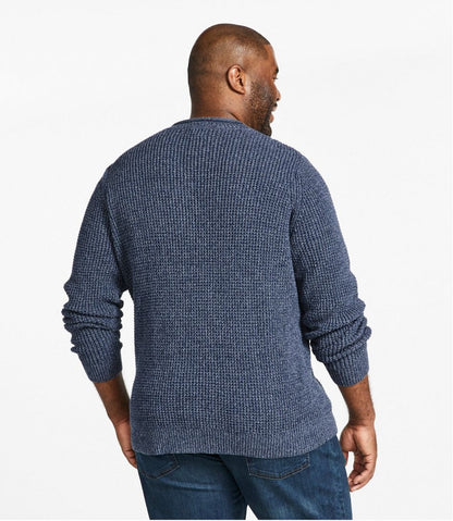 L.L.Bean | Men's L.L.Bean Organic Cotton Waffle Sweater, Rollneck Crew