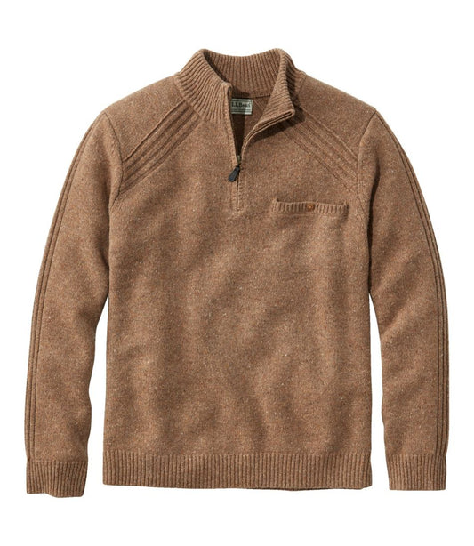 L.L.Bean | Men's Rangeley Merino Sweater, Quarter-Zip