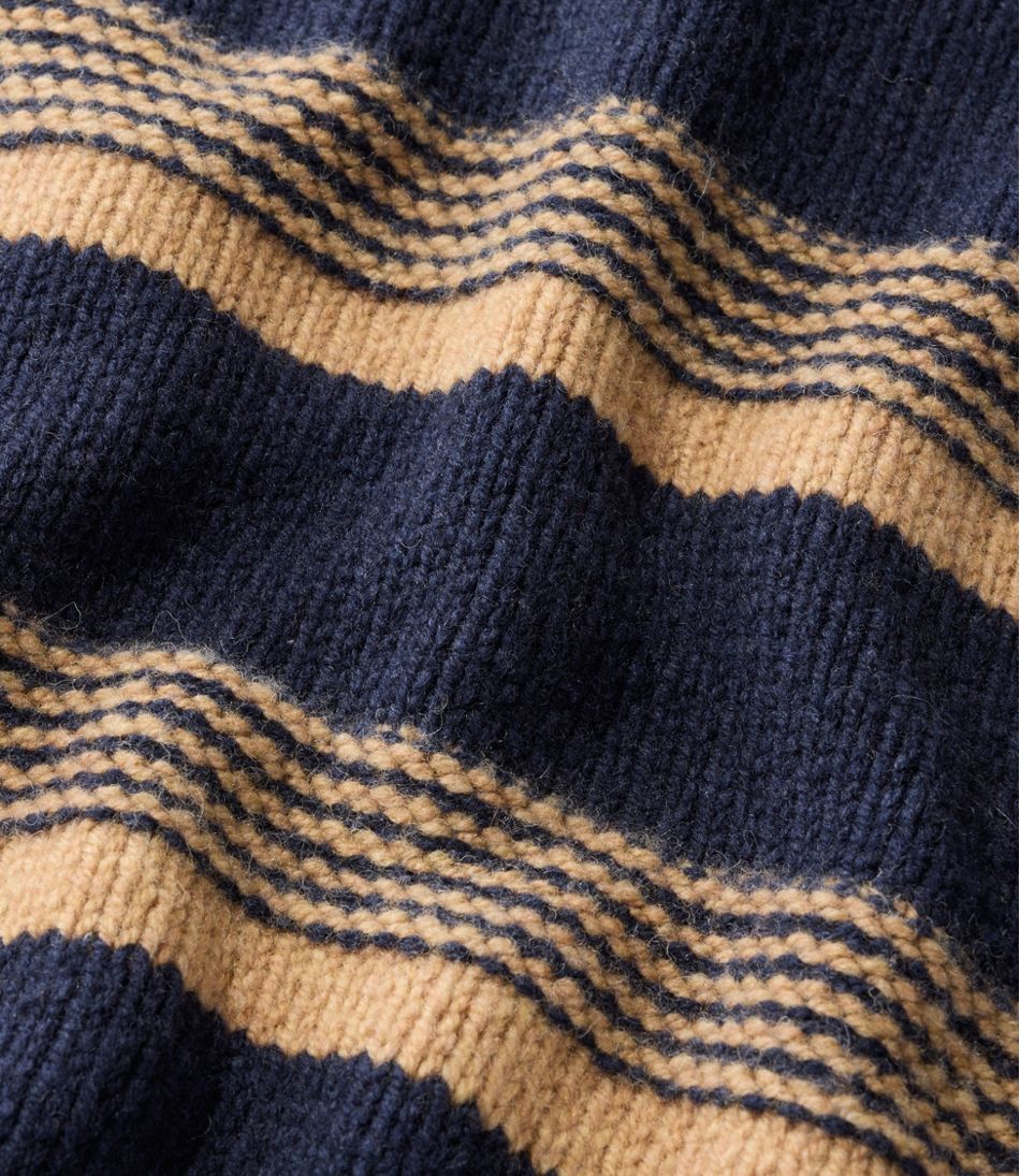 L.L.Bean | Men's Bean's Classic Ragg Wool Sweater, Crewneck, Stripe