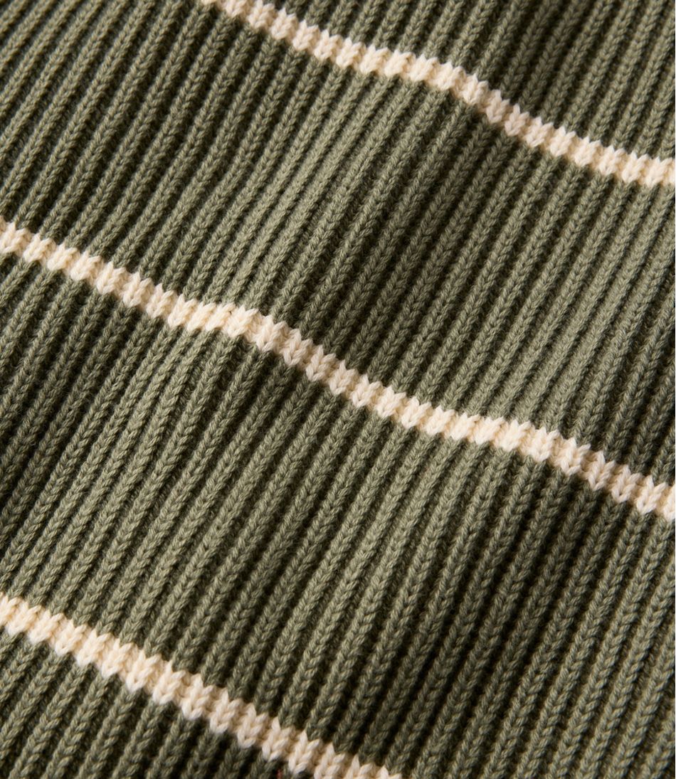 L.L.Bean | Men's Mariner Rib Crew Sweater, Stripe