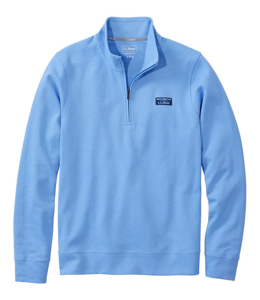 L.L.Bean | Men's Comfort Stretch Performance® Piqué, Quarter-Zip Pullover