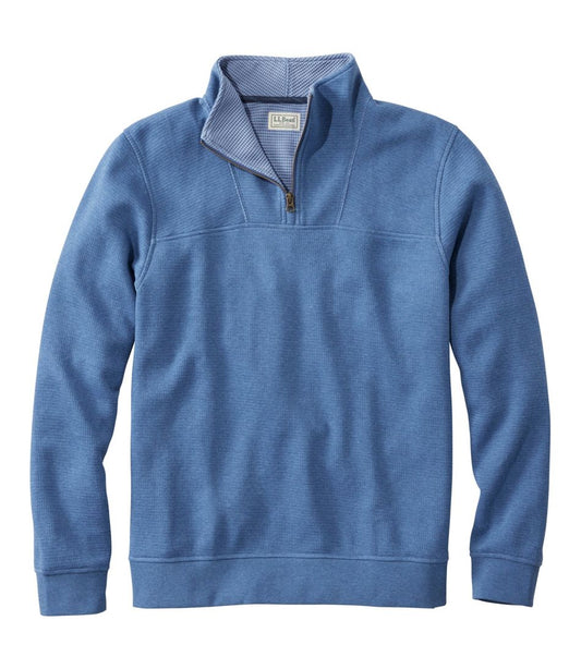 L.L.Bean | Men's All Seasons Textured Sweats, Quarter-Zip