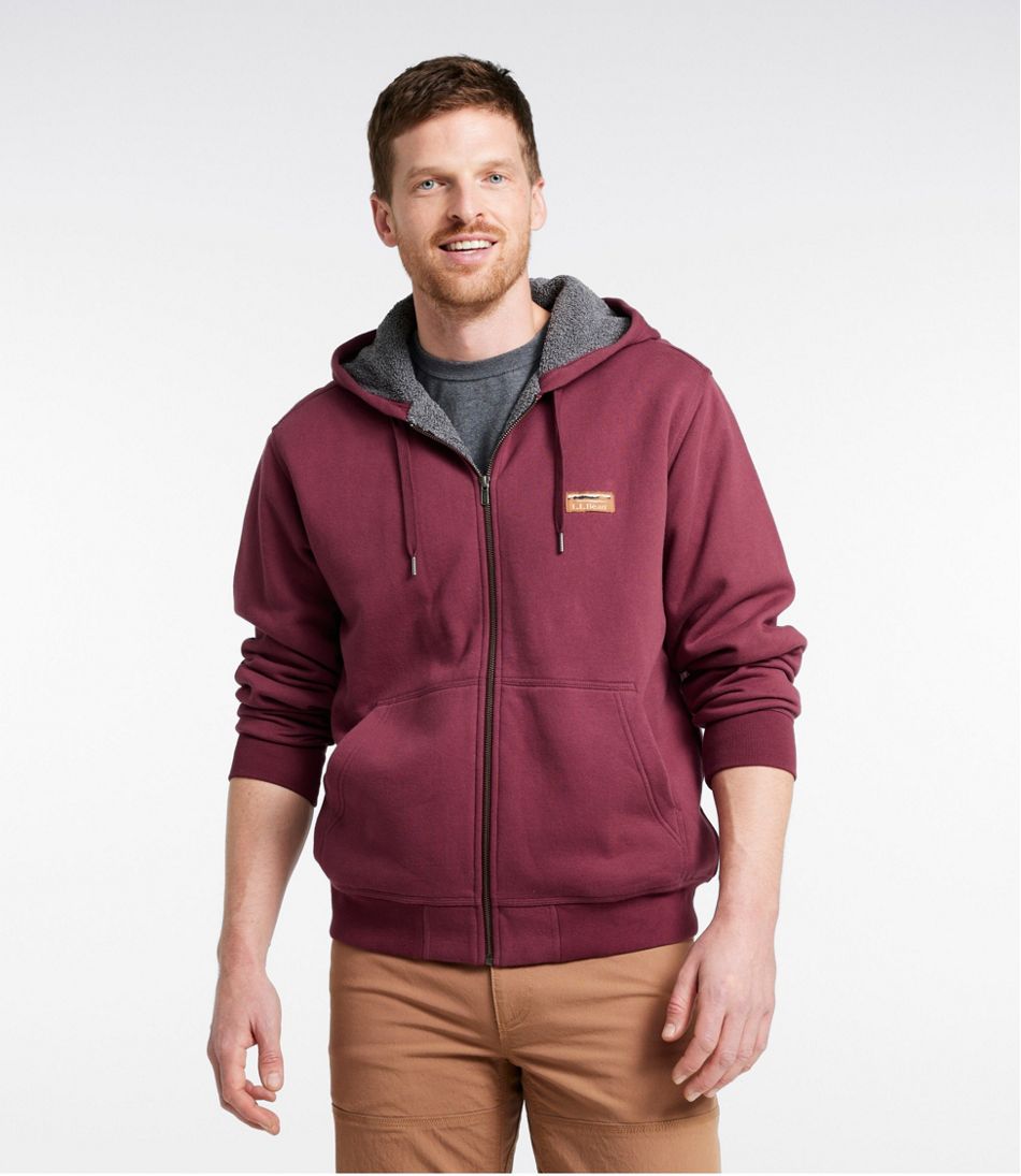 L.L.Bean | Men's Katahdin Iron Works® Hooded Sweatshirt, Fleece-Lined