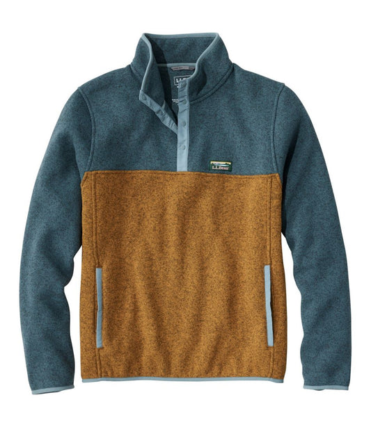 L.L.Bean | Men's L.L.Bean Sweater Fleece Pullover, Colorblock