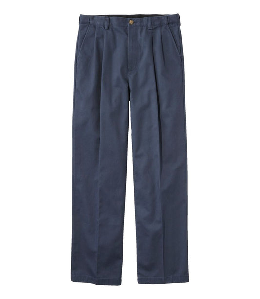 L.L.Bean | Men's Wrinkle-Free Double L® Chinos, Natural Fit, Hidden Comfort, Pleated