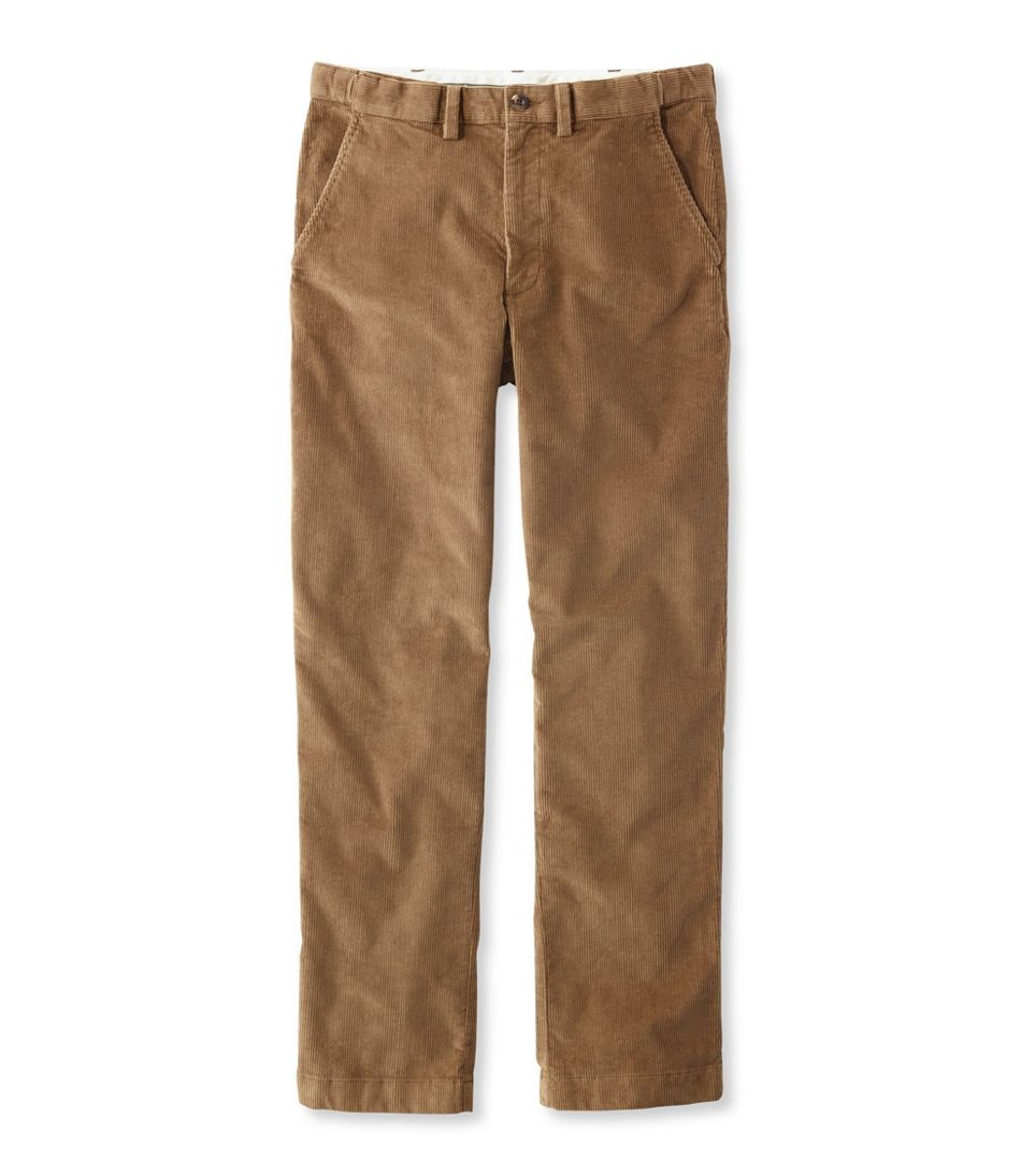 L.L.Bean | Men's L.L.Bean Stretch Country Corduroy Pants, Natural Fit, Plain Front, Hidden Comfort