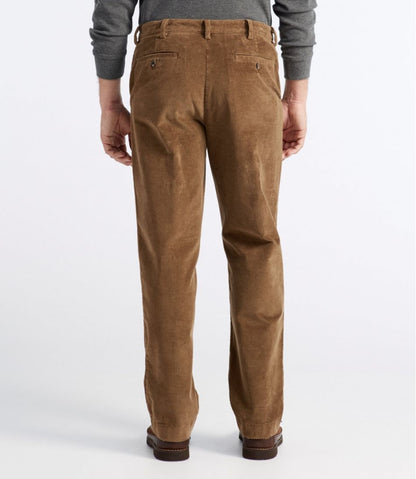 L.L.Bean | Men's L.L.Bean Stretch Country Corduroy Pants, Natural Fit, Plain Front, Hidden Comfort