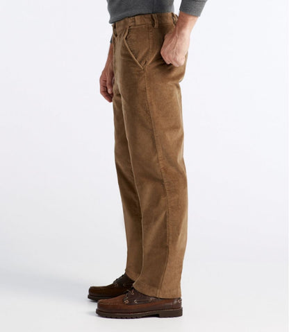 L.L.Bean | Men's L.L.Bean Stretch Country Corduroy Pants, Natural Fit, Plain Front, Hidden Comfort