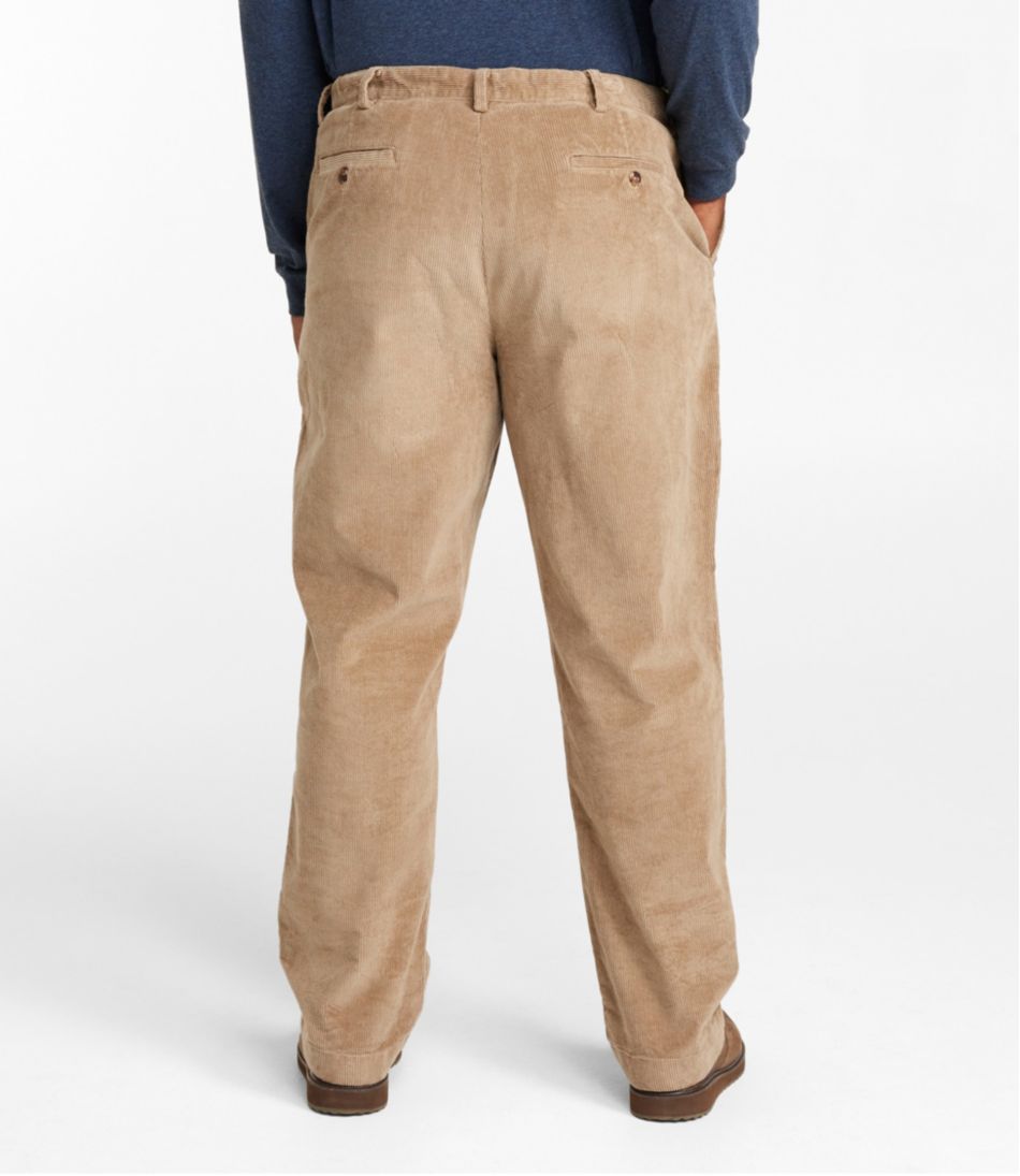 L.L.Bean | Men's L.L.Bean Stretch Country Corduroy Pants, Natural Fit, Plain Front, Hidden Comfort