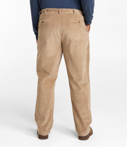 L.L.Bean | Men's L.L.Bean Stretch Country Corduroy Pants, Natural Fit, Plain Front, Hidden Comfort