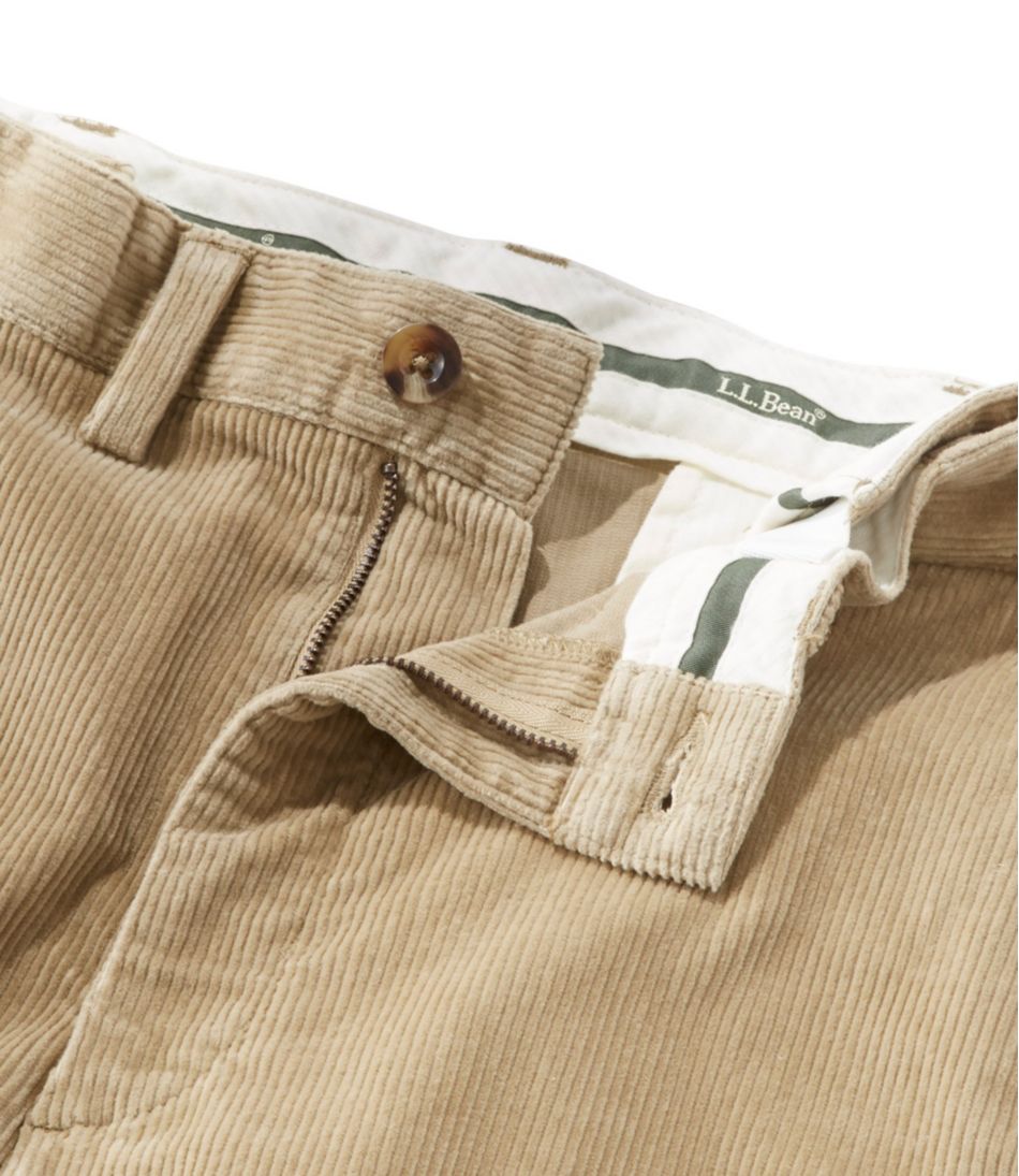 L.L.Bean | Men's L.L.Bean Stretch Country Corduroy Pants, Natural Fit, Plain Front, Hidden Comfort