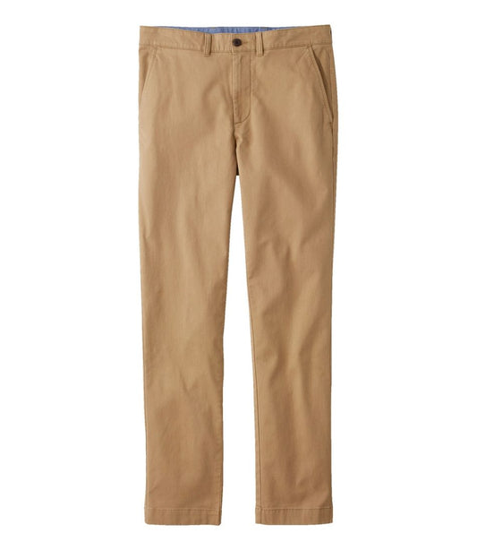 L.L.Bean | Men's Lakewashed® Stretch Khakis, Slim Fit, Straight Leg