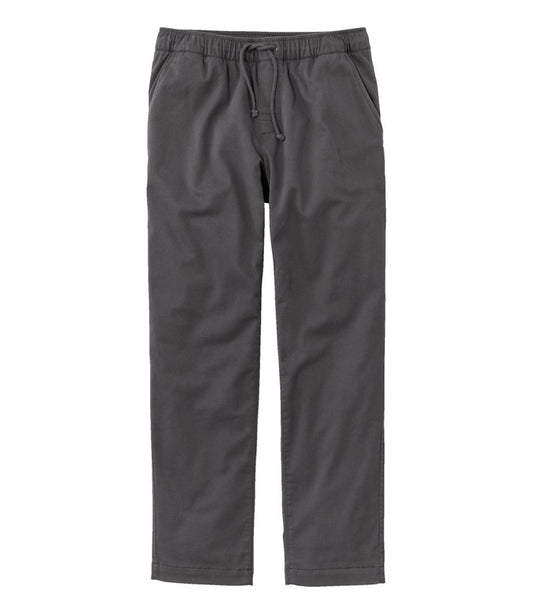 L.L.Bean | Men's Comfort Stretch Dock Pants, Standard Fit, Straight Leg, Flannel-Lined