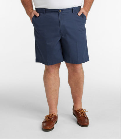 L.L.Bean | Men's Wrinkle-Free Double L® Chino Shorts, Natural Fit, Hidden Comfort Waist, 8"