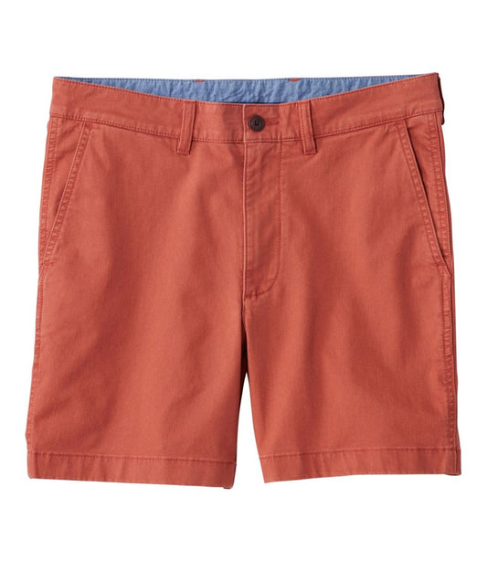 L.L.Bean | Men's Lakewashed® Stretch Khaki Shorts, 6"
