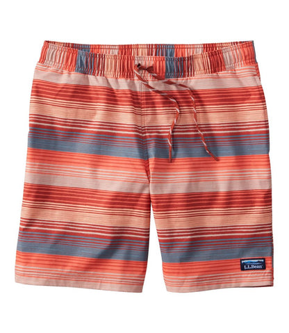L.L.Bean | Men's Vacationland Stretch Swim Trunks, Print, 8"