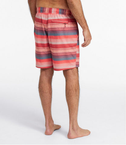 L.L.Bean | Men's Vacationland Stretch Swim Trunks, Print, 8"