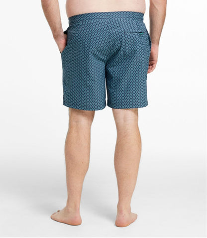 L.L.Bean | Men's Vacationland Stretch Swim Trunks, Print, 8"