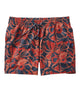 Carbon Navy Abstract Hibiscus