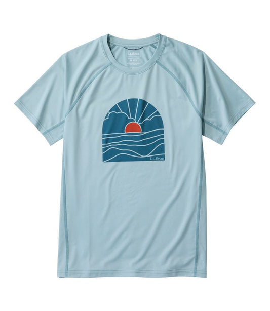 L.L.Bean | Men's Swift River Cooling Sun Shirt, Short-Sleeve Graphic