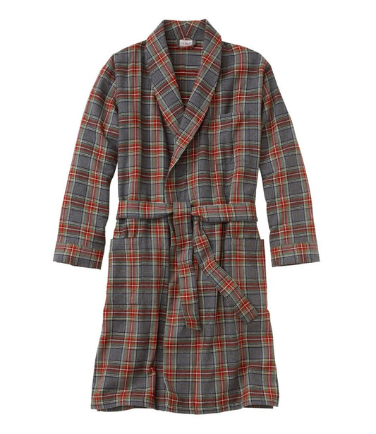 L.L.Bean | Men's Scotch Plaid Flannel Robe