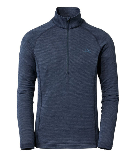 L.L.Bean | Men's L.L.Bean Midweight Base Layer Crew Top, 1/4 Zip