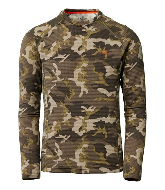 L.L.Bean | Men's L.L.Bean Heavyweight Base Layer Crew Top, Print
