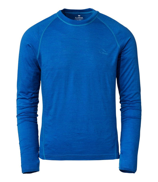 L.L.Bean | Men's Cresta Ultralight 150 Crew Top, Stripe