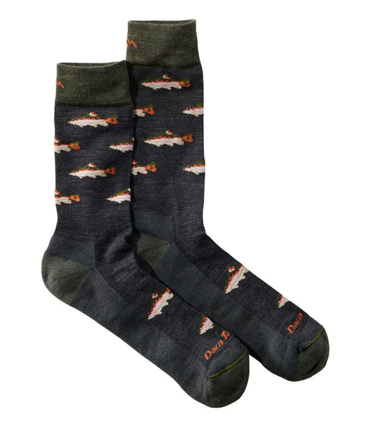 L.L.Bean | Men's Darn Tough Spey Fly Crew Socks