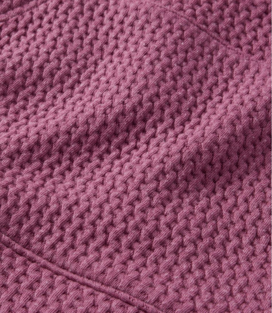 L.L.Bean | Kids' Ridgeknit Pullover, Glow-in-the-Dark Quarter-Zip