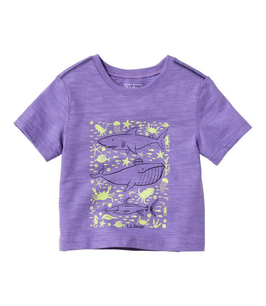 L.L.Bean | Toddlers' Graphic Tee, Short-Sleeve Glow-In-The-Dark