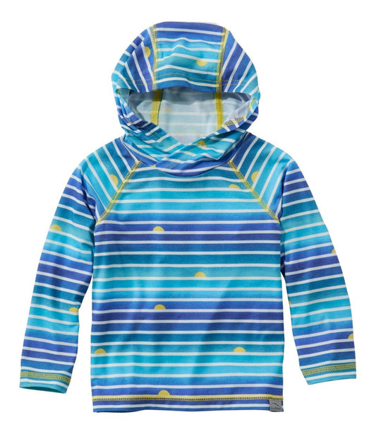 L.L.Bean | Toddlers' Everyday SunSmart® Hooded Tee, Long-Sleeve Stripe