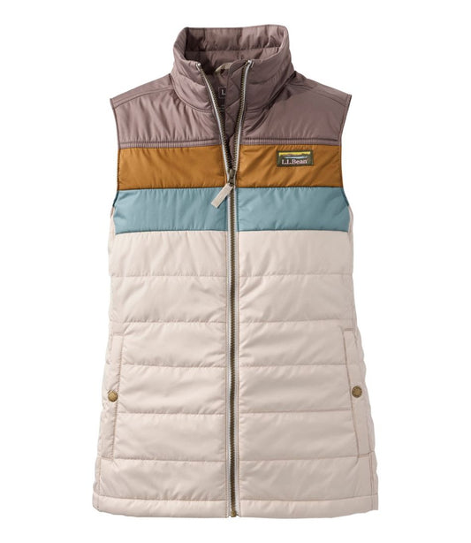 L.L.Bean | Women's Mountain Classic Puffer Vest, Colorblock