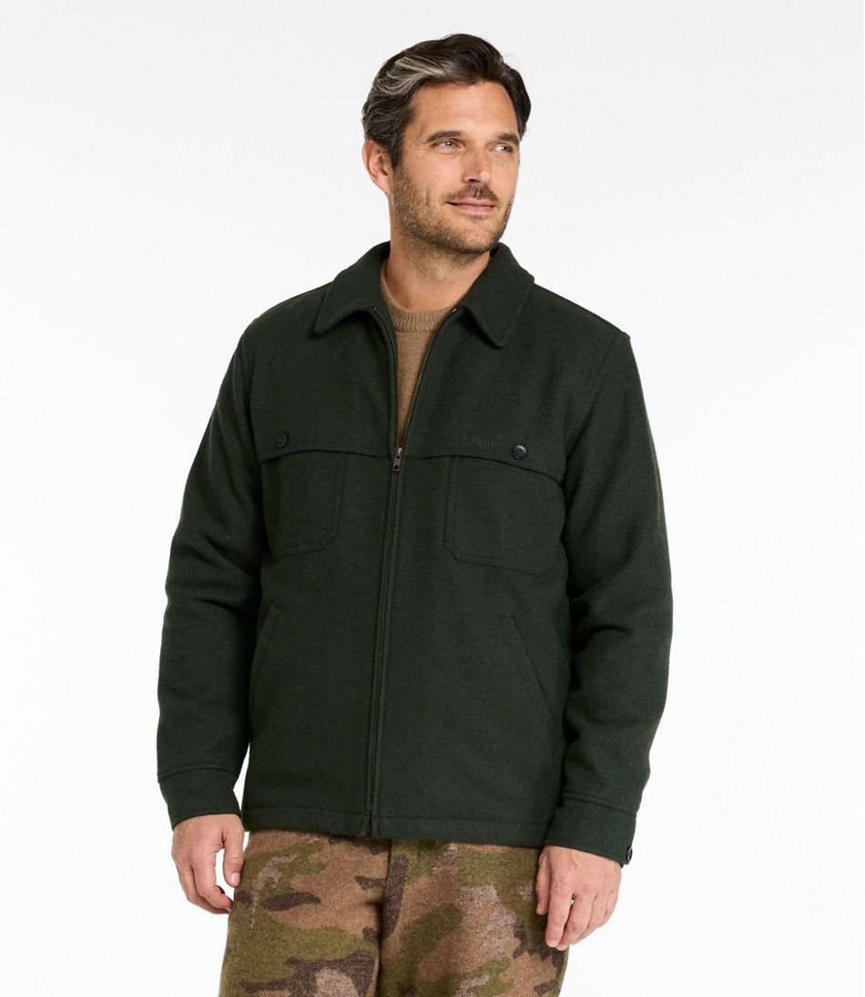 L.L.Bean | Men's Maine Guide Zip-Front Jac-Shirt with PrimaLoft