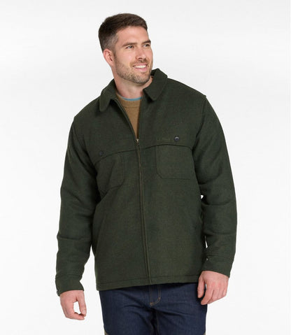 L.L.Bean | Men's Maine Guide Zip-Front Jac-Shirt with PrimaLoft