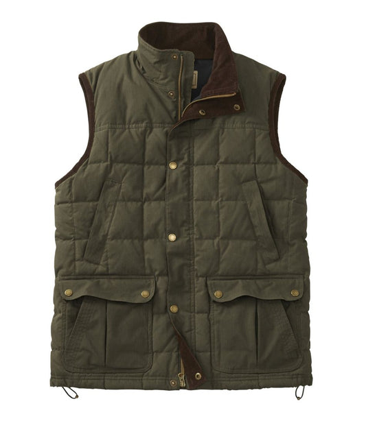 L.L.Bean | Men's L.L.Bean Upcountry Waxed Cotton Down Vest