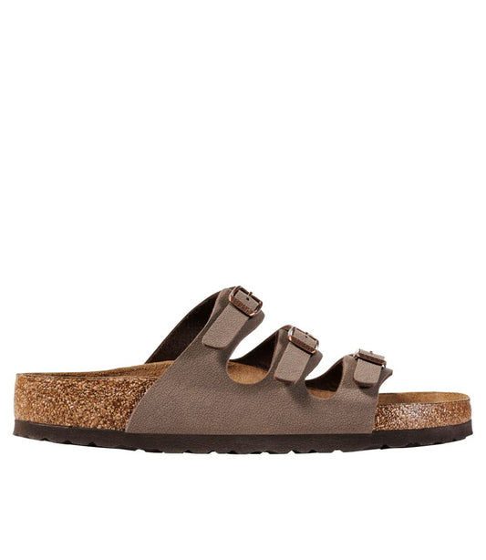 L.L.Bean | Women's Birkenstock Florida Sandals, Soft Footbed Birkibuc