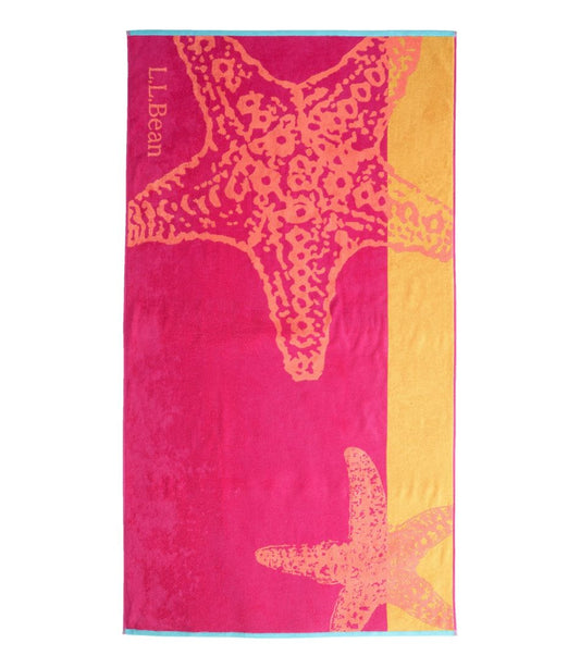 L.L.Bean | Seaside Beach Towel, Starfish