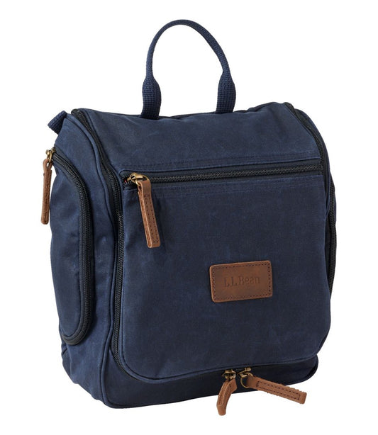 L.L.Bean | Waxed-Canvas Personal Organizer Toiletry Bag, Medium