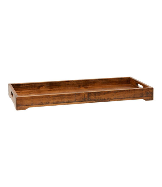 L.L.Bean | Rustic Wooden Boot Tray